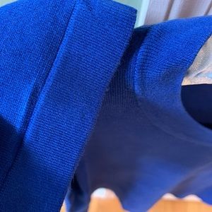 XL Cobalt Blue August Silk Top